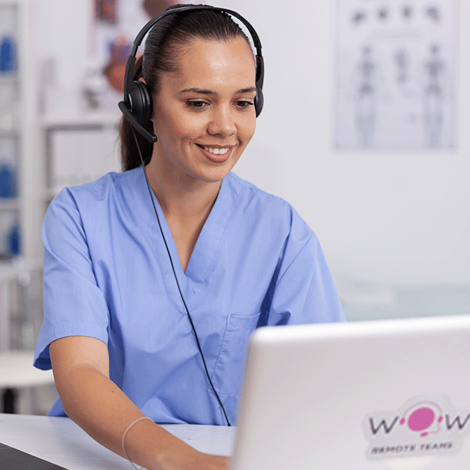 medical assistant from WOW working in Latin America